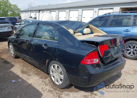 2006 Honda Civic Lx из США, поврежденный, VIN 1HGFA16586L140600
